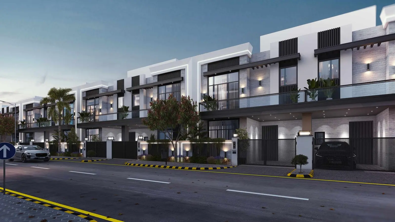Serene Villas. Street view