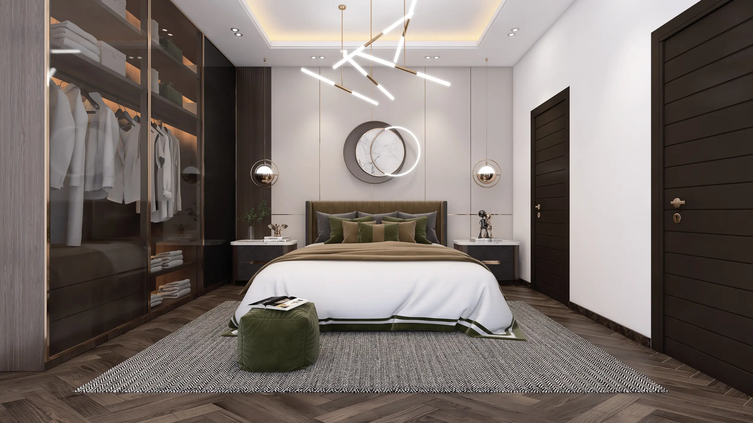 Serene Tower. Apartment bedroom